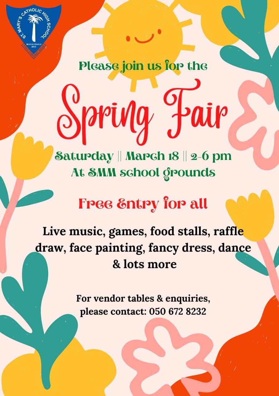 Spring Fair 2023 - St Mary High School Muhaisnah